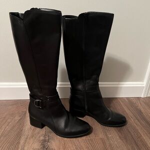 Naturalizer Black Heeled Boots